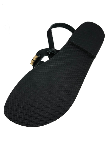 Handcrafted Quality Greek Sandals - Black