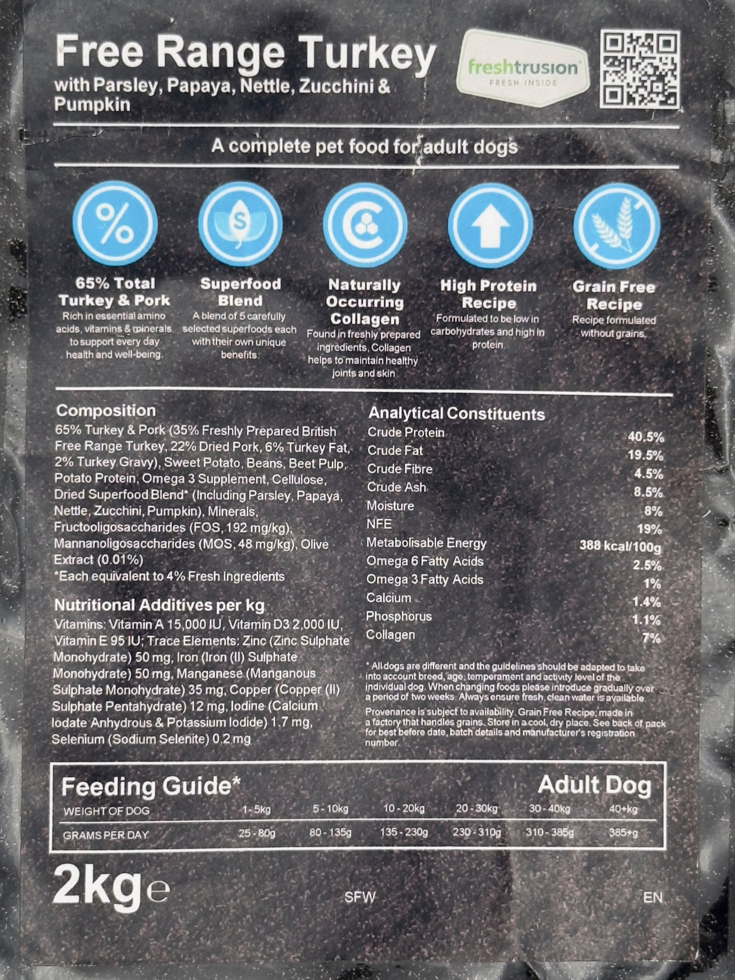 Free Range Turkey With Pork Superfood 65 - Adult