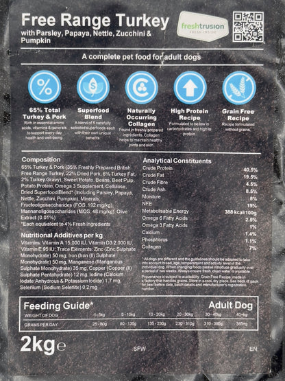 Free Range Turkey With Pork Superfood 65 - Adult