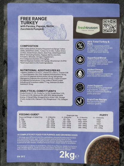 Free Range Turkey With Pork Superfood 65 - Puppy