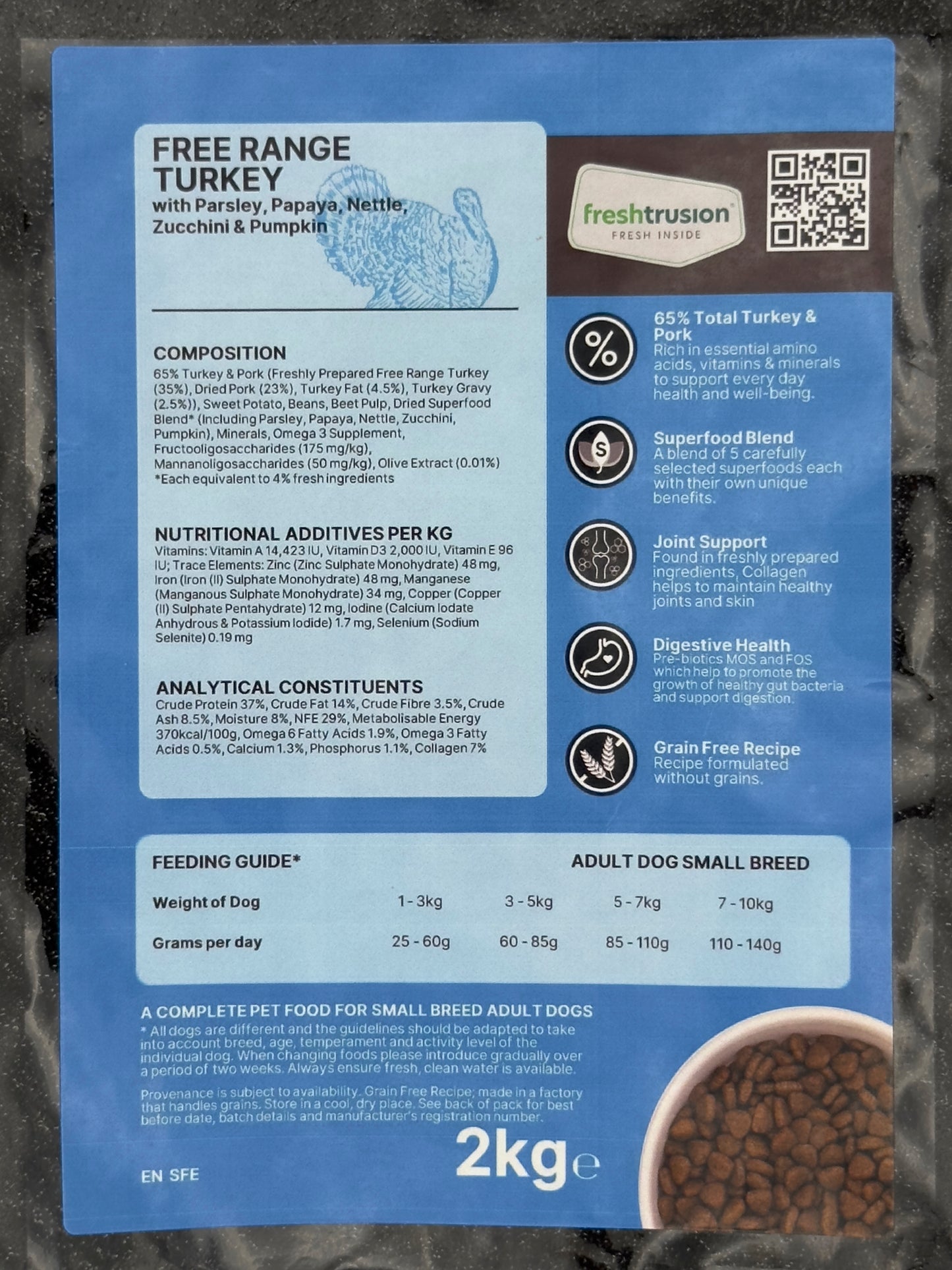 Free Range Turkey With Pork Superfood 65 - Small breed