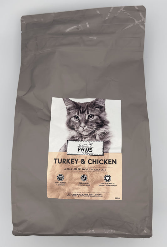 Turkey And Chicken Kibble (70% Meat) - Adult