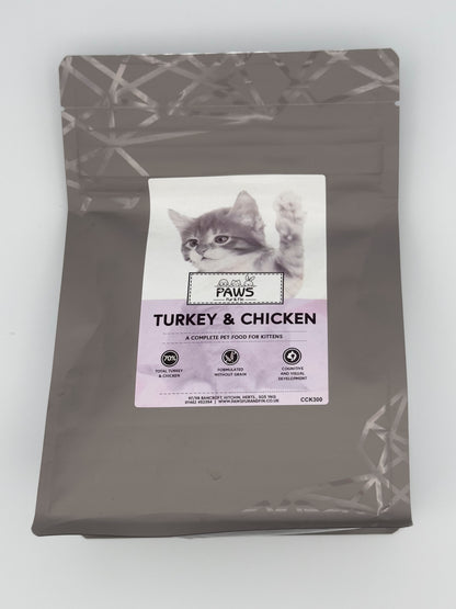 Turkey And Chicken Kibble (70% Meat) - Kitten